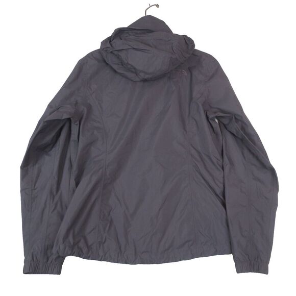 The North Face Resolve Rain Jacket Womens Medium Purple Lined Hooded DryVent - Picture 6 of 14